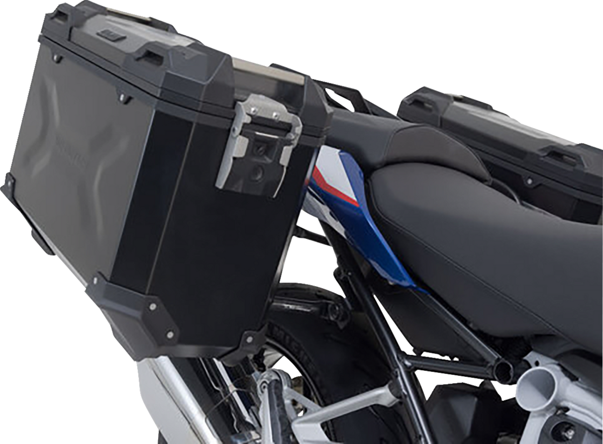 SW-Motech TRAX ADV Aluminum Case System - Black - BMW R 1200/1250 R '14-'24 - 3580-0340