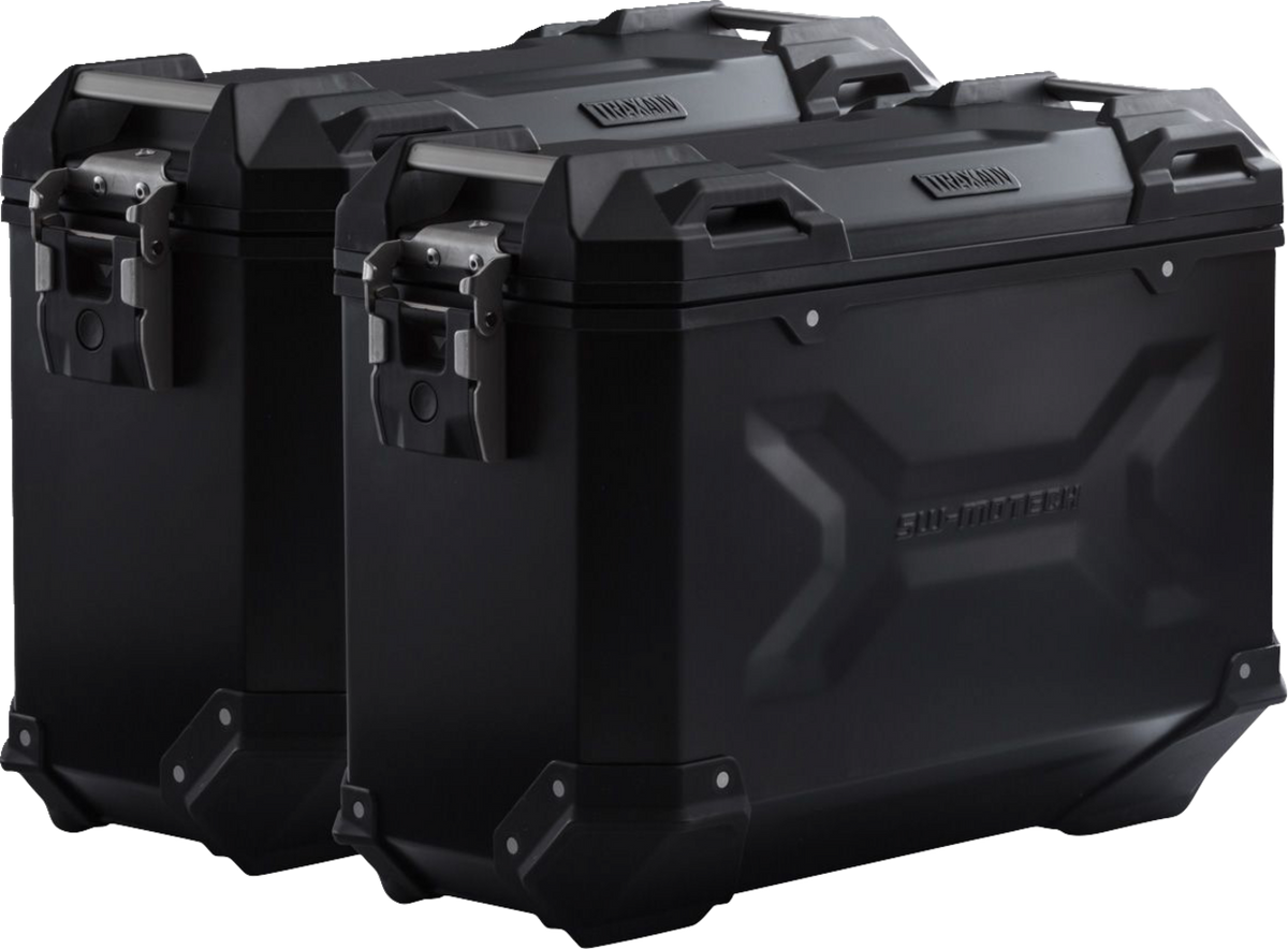 SW-Motech TRAX ADV Aluminum Case System - Black - BMW R 1300 GS '24