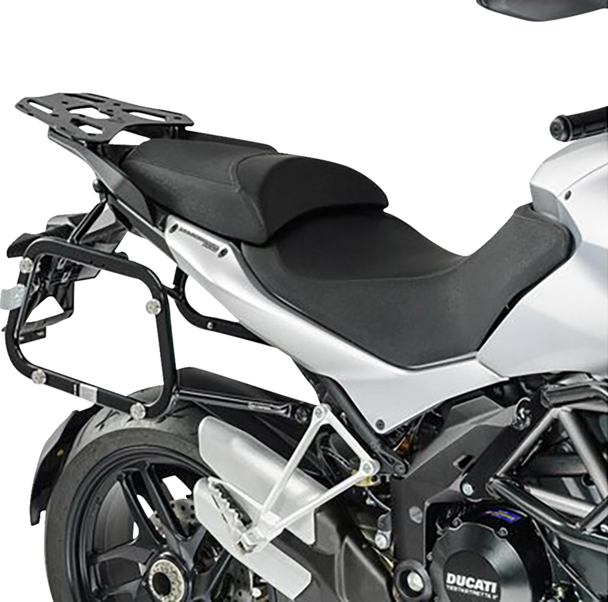 SW-Motech TRAX ADV Aluminum Case System - Black - Ducati Multistrada 1200 '10-'14 - 3580-0387