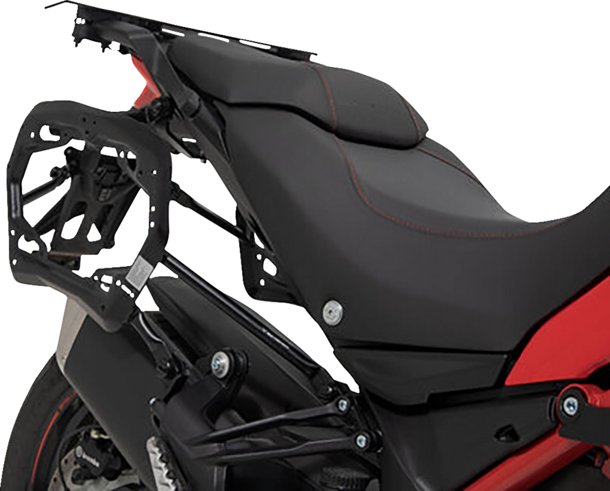 SW-Motech TRAX ADV Aluminum Case System - Black - Ducati Multistrada 950/1200/1260/V2 '15-'24 - 3580-0388