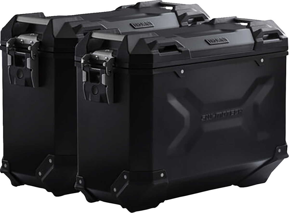 SW-Motech TRAX ADV Aluminum Case System - Black - Ducati Multistrada V4 '21-'24 - 3580-0463