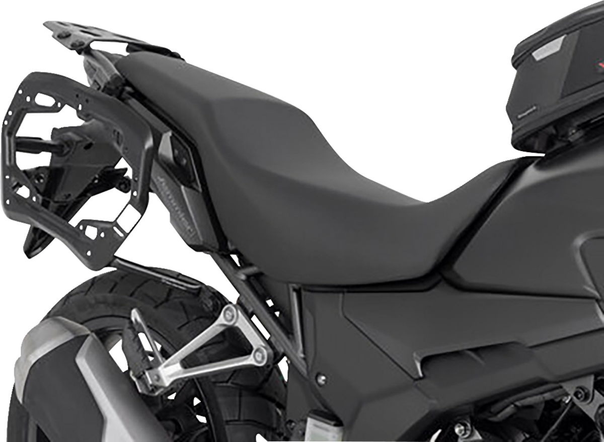 SW-Motech TRAX ADV Aluminum Case System - Black - Honda CB/CBR/NX 500 '13-'24 - 3580-0382