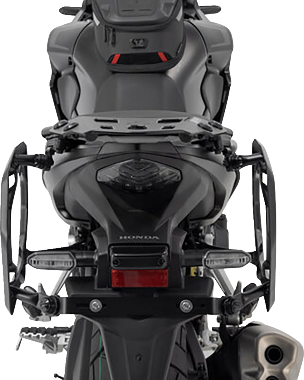 SW-Motech TRAX ADV Aluminum Case System - Black - Honda CB/CBR/NX 500 '13-'24 - 3580-0338