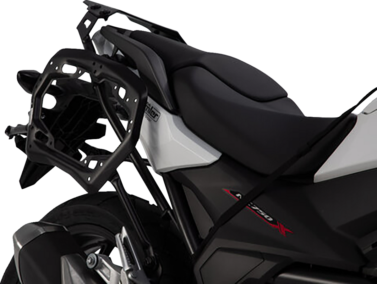 SW-Motech TRAX ADV Aluminum Case System - Black - Honda NC750 '16-'20 - 3580-0345
