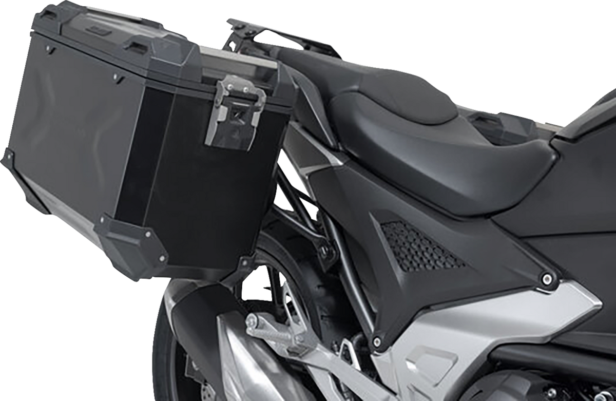 SW-Motech TRAX ADV Aluminum Case System - Black - Honda NC750X '20-'24