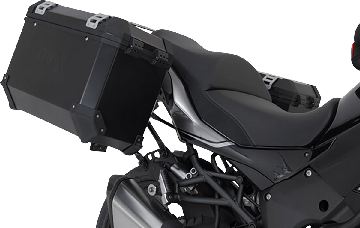 SW-Motech TRAX ADV Aluminum Case System - Black - Kawasaki Versys 1000 '18-'23 - 3580-0459