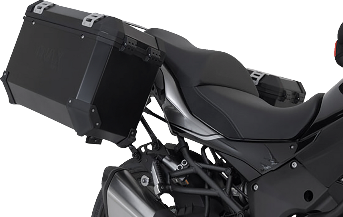 SW-Motech TRAX ADV Aluminum Case System - Black - Kawasaki Versys 1000 '18-'23 - 3580-0457