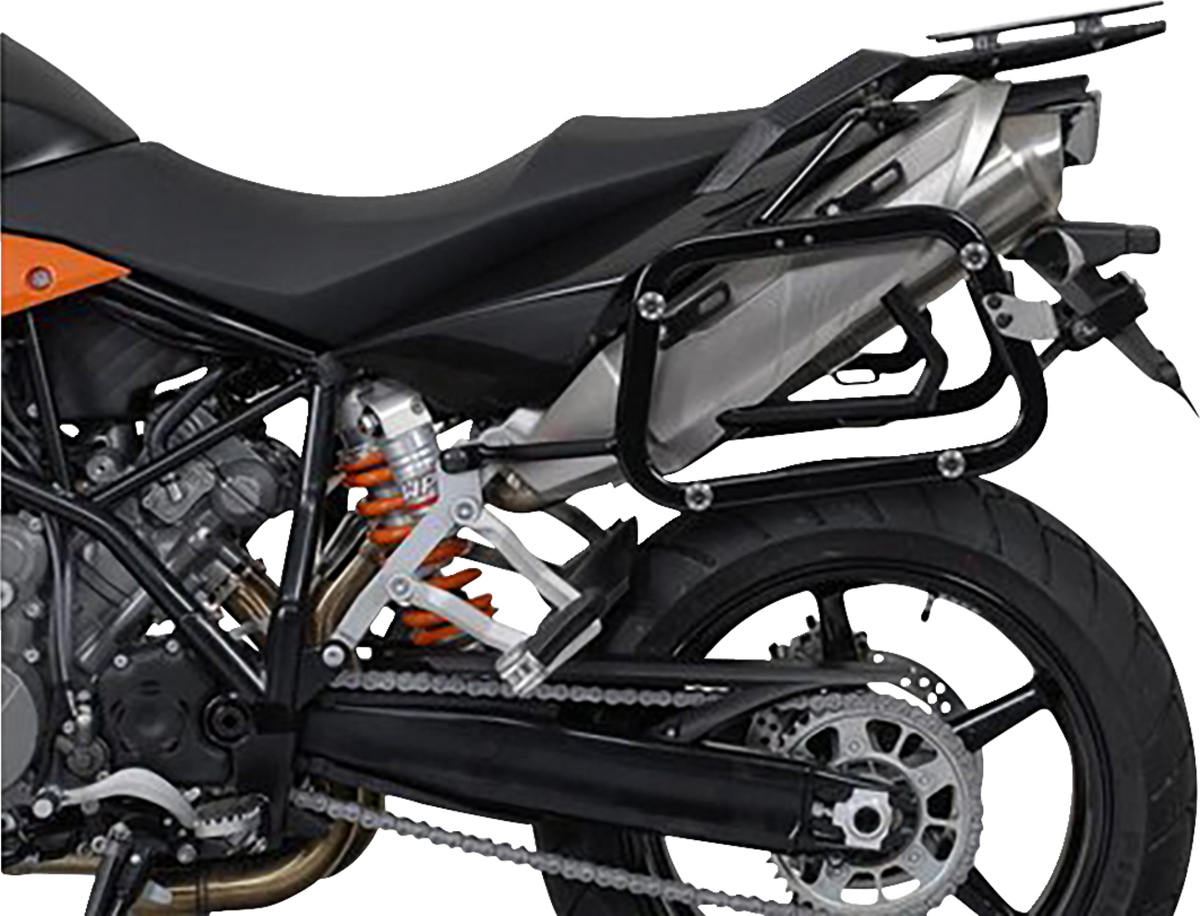 SW-Motech TRAX ADV Aluminum Case System - Black - KTM Super Moto 950/SMR 990/SMT 990 '05-'13