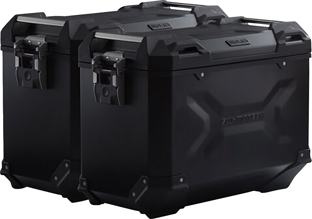SW-Motech TRAX ADV Aluminum Case System - Black - Suzuki V-Strom 1000 '14-'19 - 3580-0389