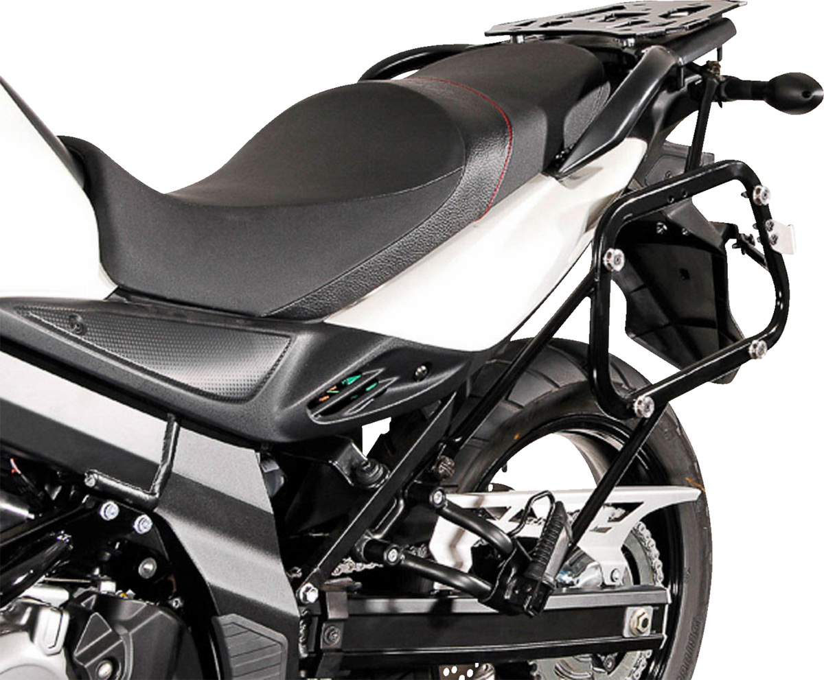 SW-Motech TRAX ADV Aluminum Case System - Black - Suzuki V-Strom 650 '11-'16