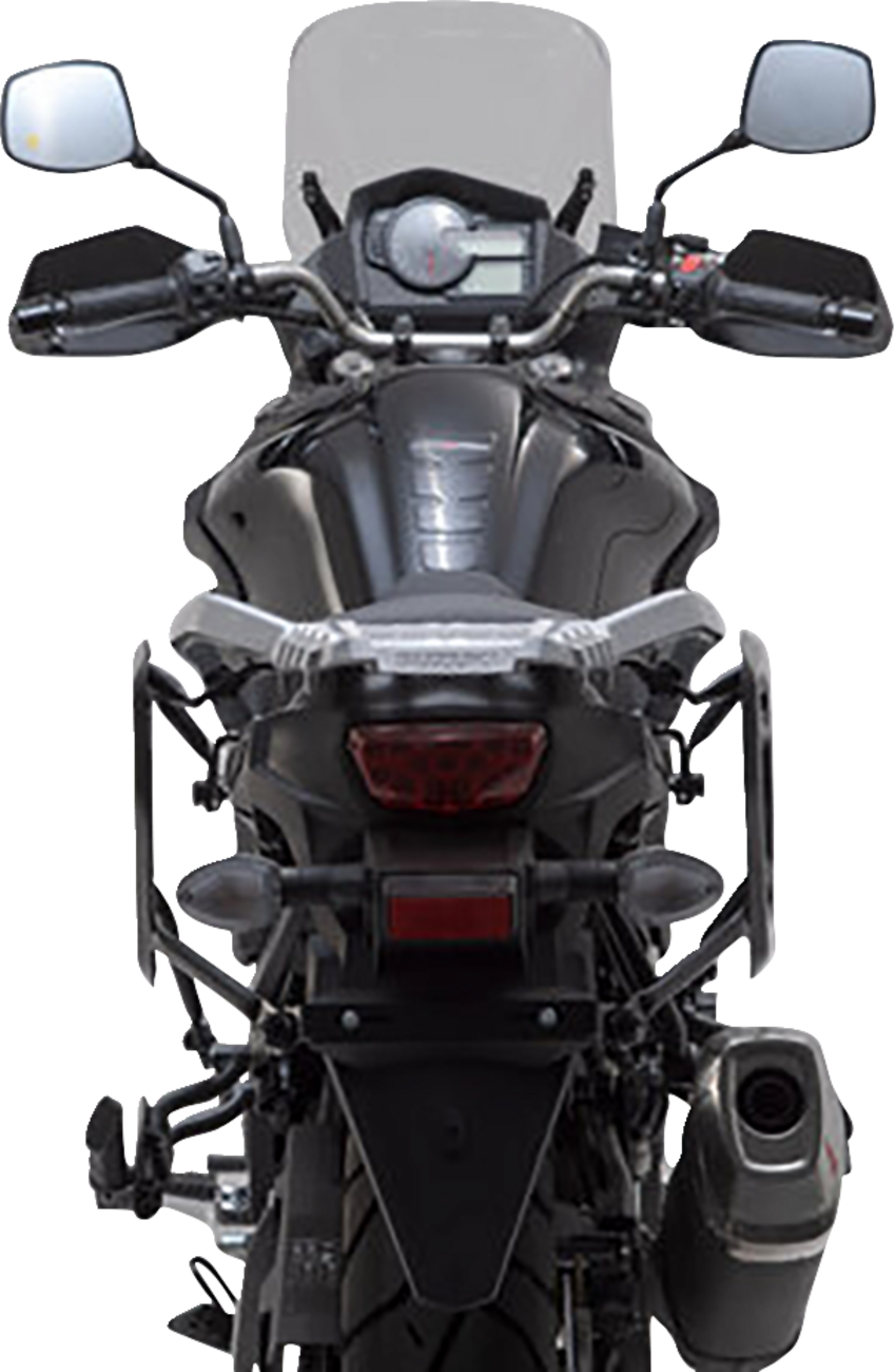 SW-Motech TRAX ADV Aluminum Case System - Black - Suzuki V-Strom 650 '16-'24 - DL650 - 3580-0395