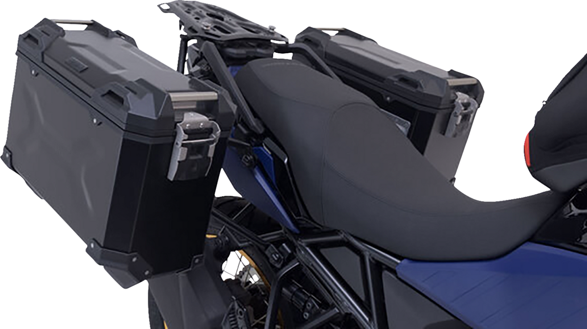 SW-Motech TRAX ADV Aluminum Case System - Black - Suzuki V-Strom 800 '23-'24