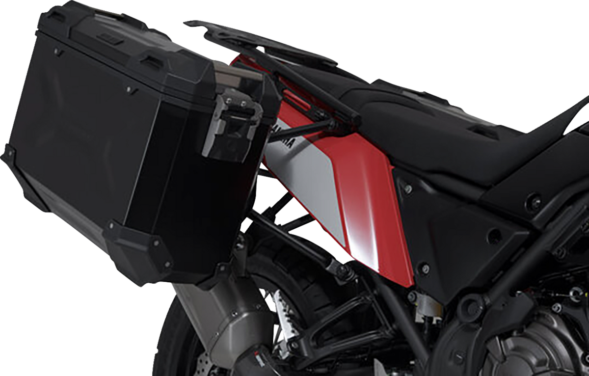SW-Motech TRAX ADV Aluminum Case System - Black - Yamaha Tenere 700 '20-'24