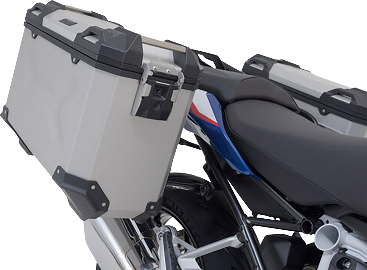 SW-Motech TRAX ADV Aluminum Case System - Silver - BMW R 1200/1250 R '14-'24 - 3580-0397