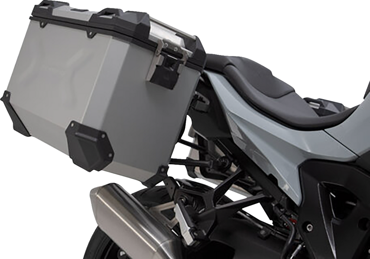 SW-Motech TRAX ADV Aluminum Case System - Silver - BMW S 1000 XR '19-'24 - 3580-0439
