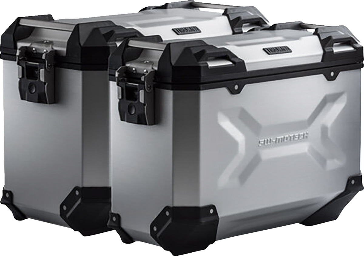 SW-Motech TRAX ADV Aluminum Case System - Silver - Ducati DesertX '22-'25