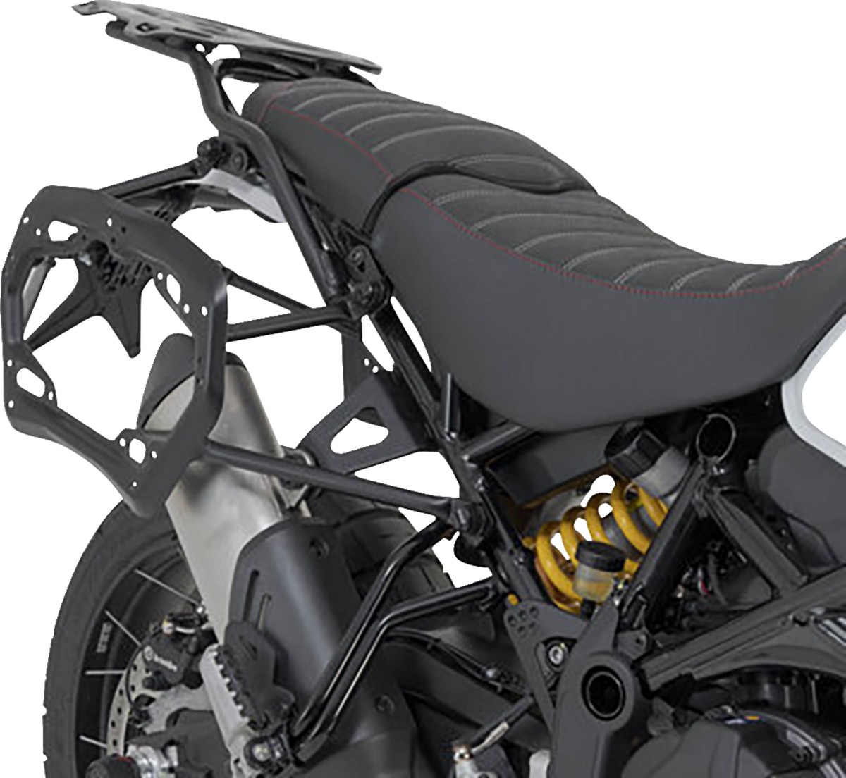SW-Motech TRAX ADV Aluminum Case System - Silver - Ducati DesertX '22-'25