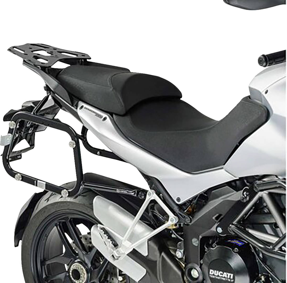 SW-Motech TRAX ADV Aluminum Case System - Silver - Ducati Multistrada 1200 '10-'14 - 3580-0406