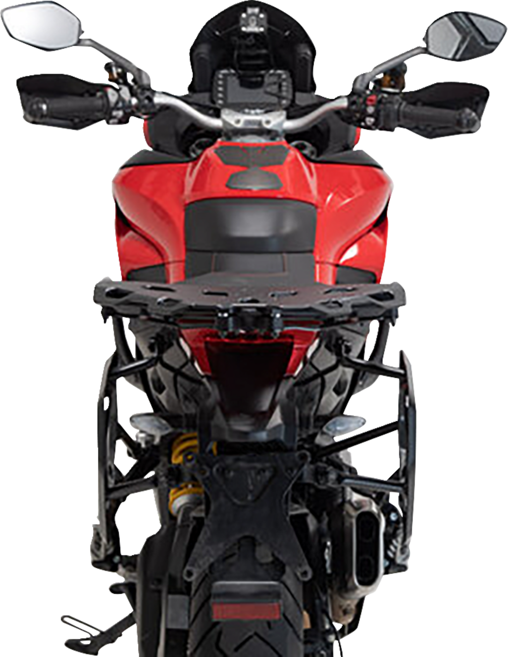 SW-Motech TRAX ADV Aluminum Case System - Silver - Ducati Multistrada 950/1200/1260/V2 '15-'24 - 3580-0407