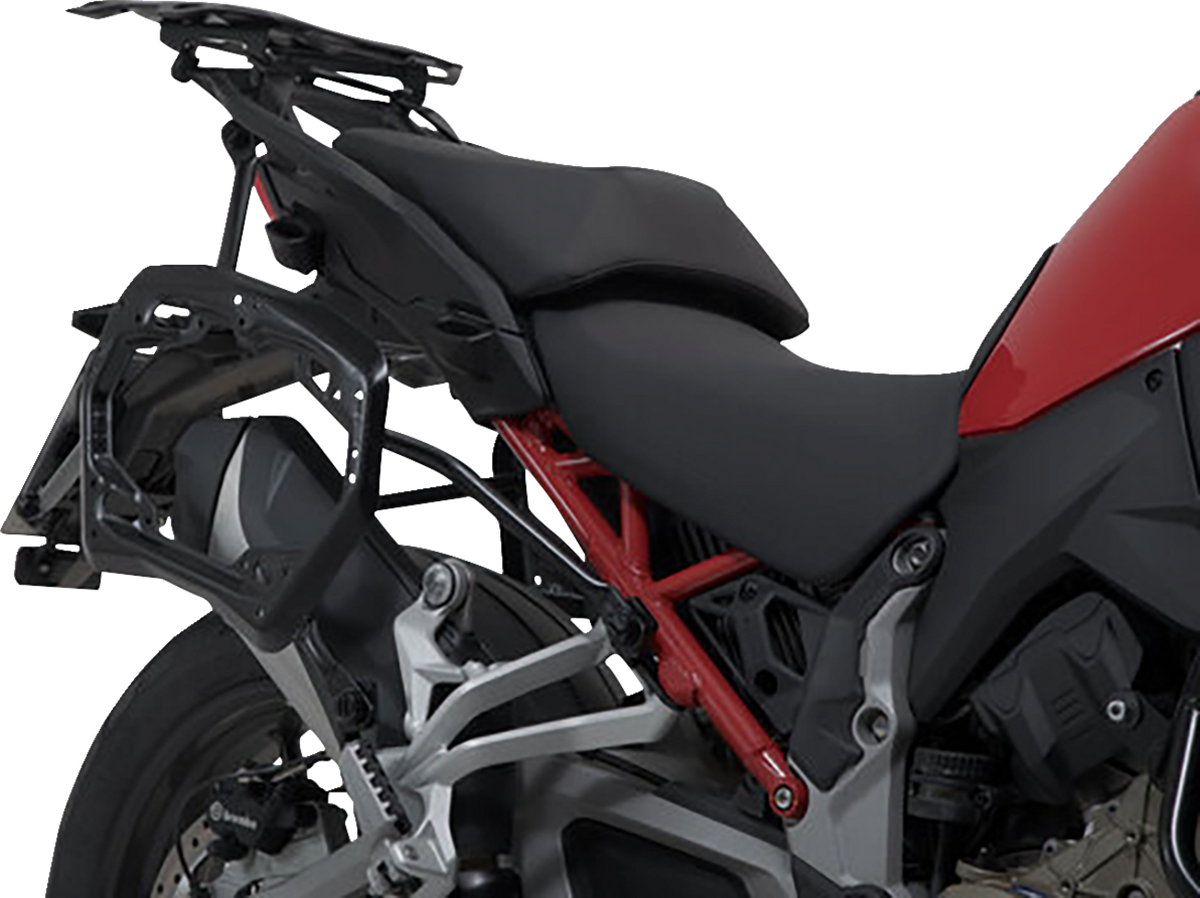 SW-Motech TRAX ADV Aluminum Case System - Silver - Ducati Multistrada V4 '21-'24 - 3580-0466