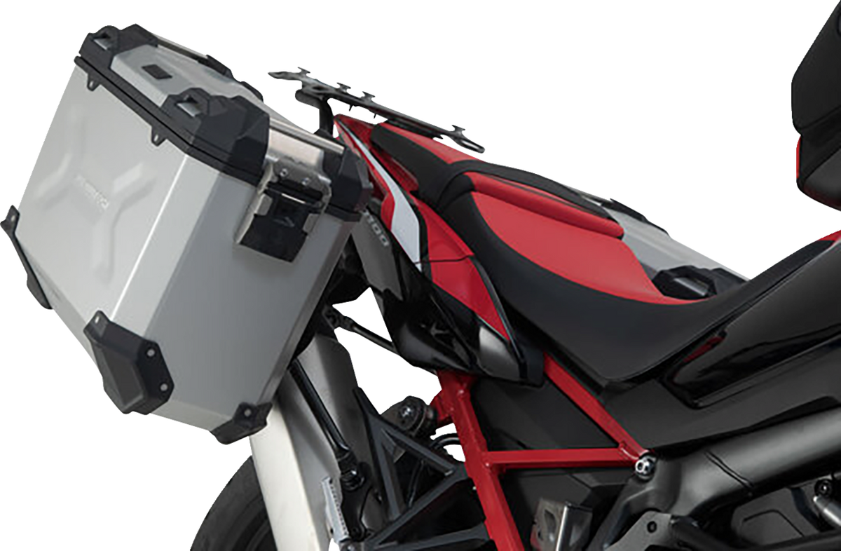 SW-Motech TRAX ADV Aluminum Case System - Silver - Honda Africa Twin '19-'21