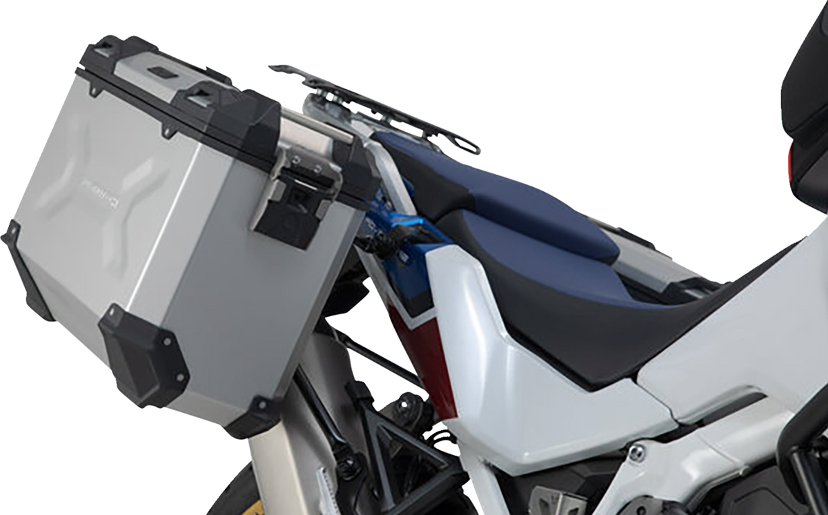 SW-Motech TRAX ADV Aluminum Case System - Silver - Honda Africa Twin '19-'24