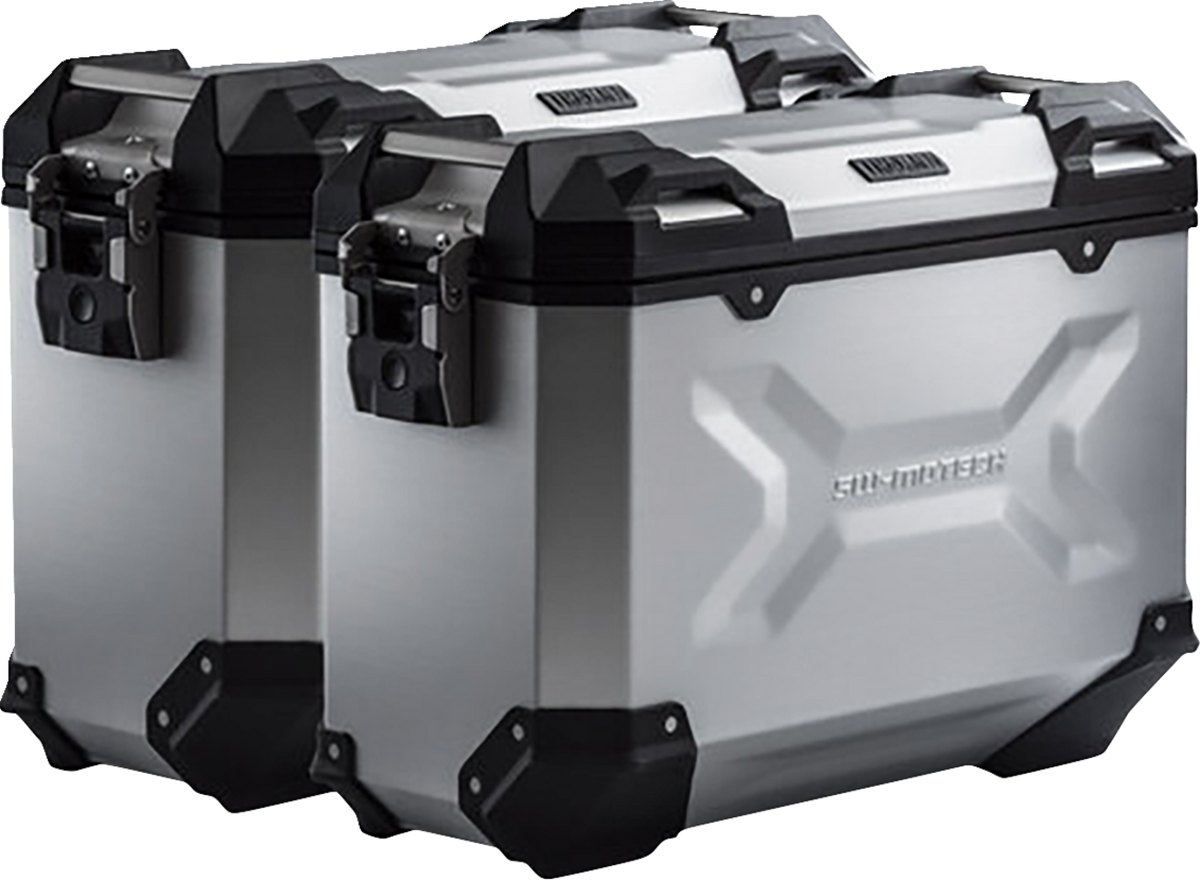 SW-Motech TRAX ADV Aluminum Case System - Silver - Honda XL750R Transalp '24 - 3580-0412