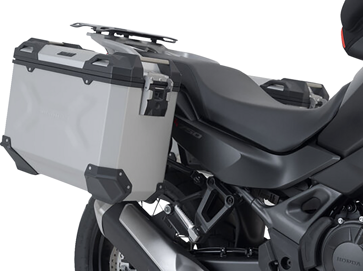 SW-Motech TRAX ADV Aluminum Case System - Silver - Honda XL750R Transalp '24 - 3580-0412