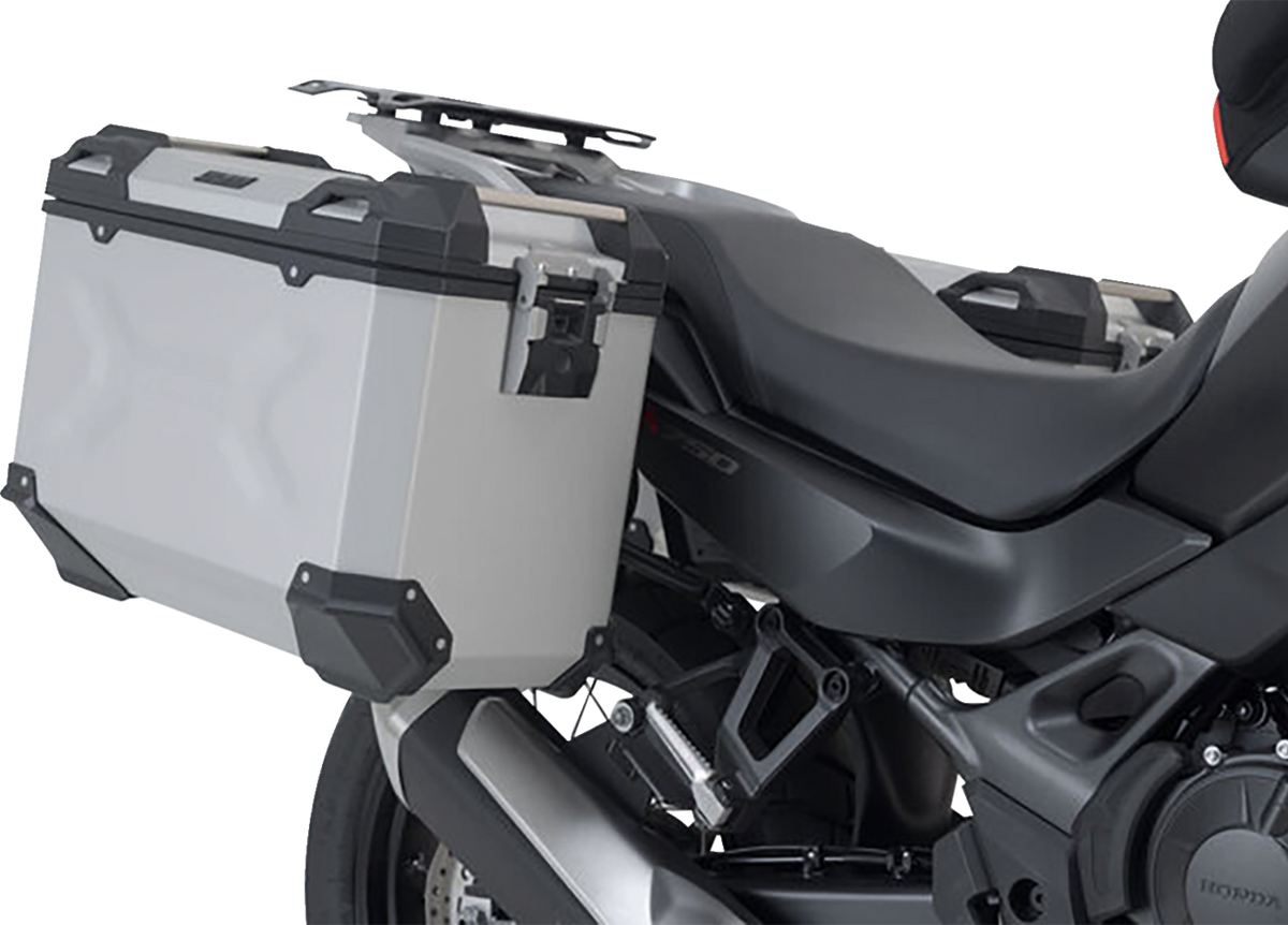 SW-Motech TRAX ADV Aluminum Case System - Silver - Honda XL750R Transalp '24 - 3580-0452