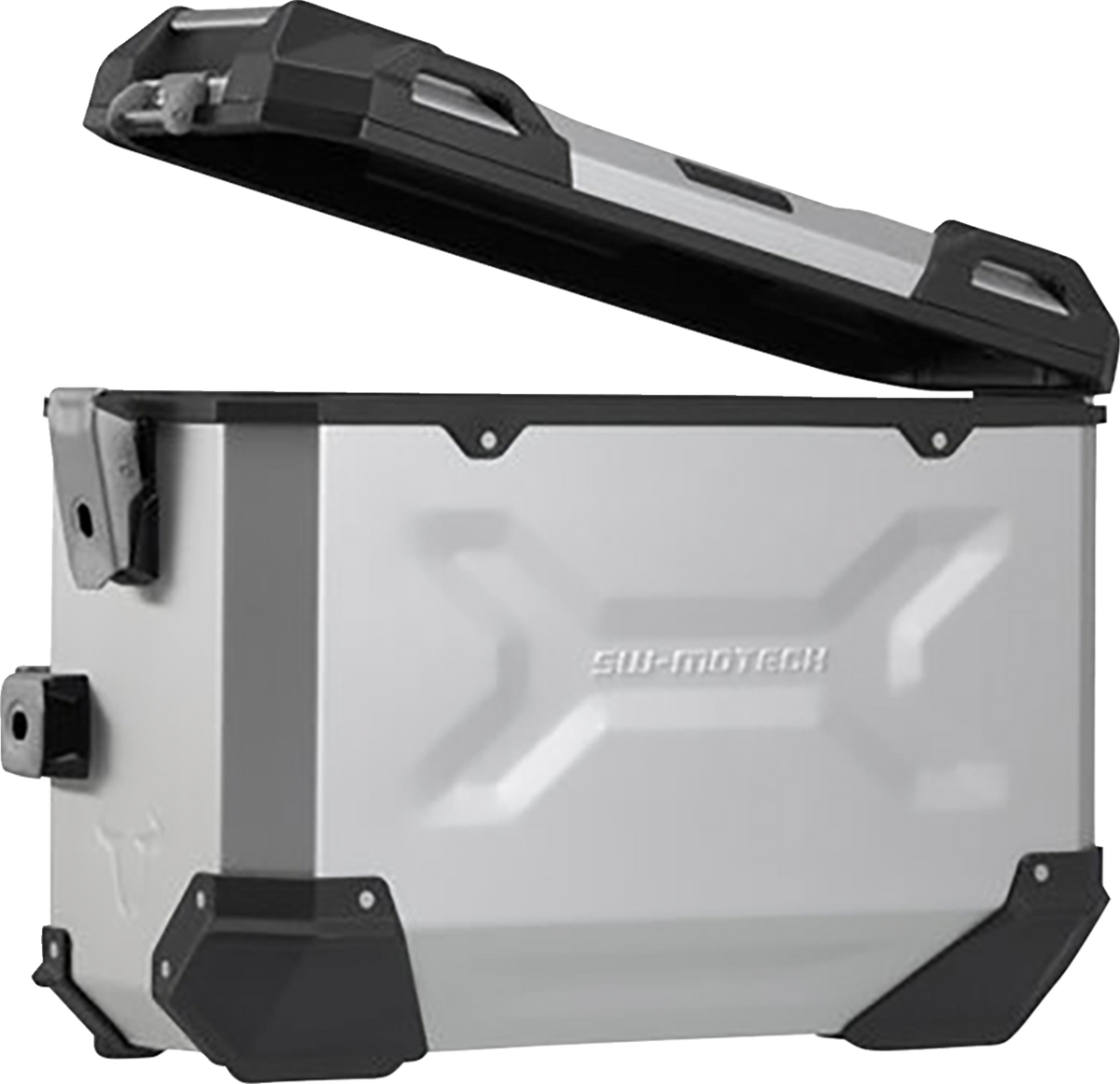 SW-Motech TRAX ADV Aluminum Case System - Silver - Kawasaki Versys 1000 '18-'23