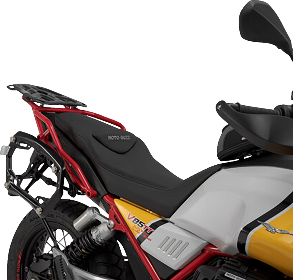 SW-Motech TRAX ADV Aluminum Case System - Silver - Moto Guzzi V85 TT '19-'24