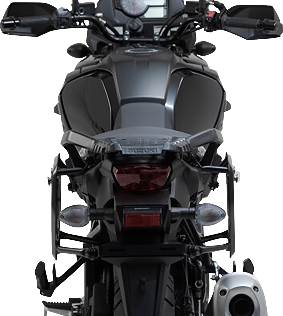 SW-Motech TRAX ADV Aluminum Case System - Silver - Suzuki V-Strom 1000 '14-'19 - 3580-0449