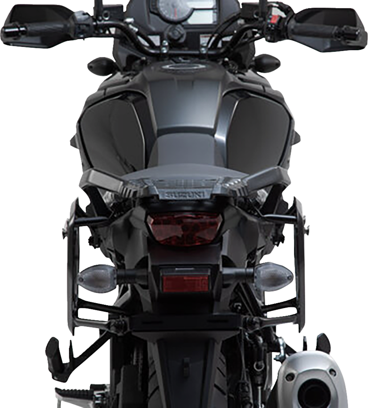 SW-Motech TRAX ADV Aluminum Case System - Silver - Suzuki V-Strom 1000 '14-'19 - 3580-0409