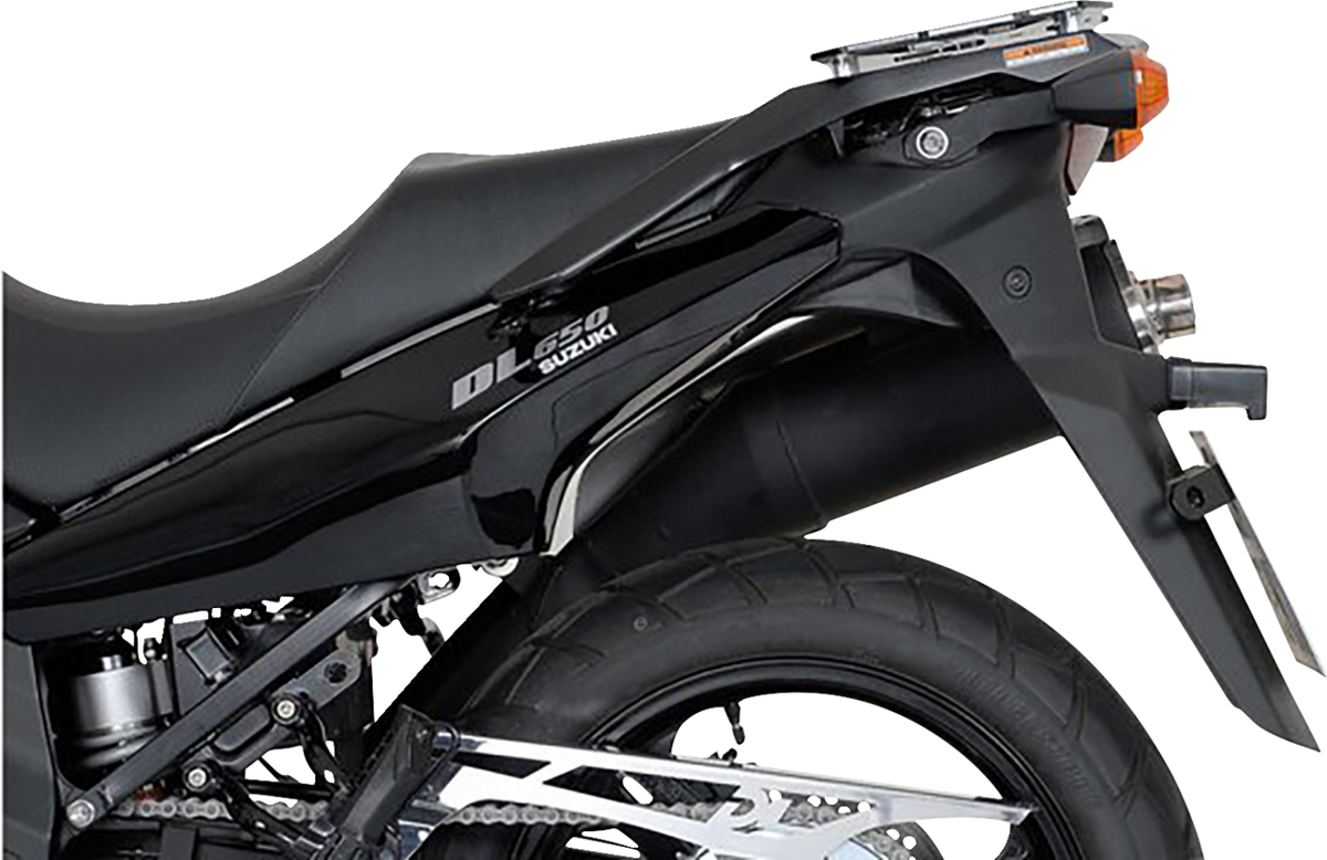 SW-Motech TRAX ADV Aluminum Case System - Silver - Suzuki V-Strom 650 '04-'10