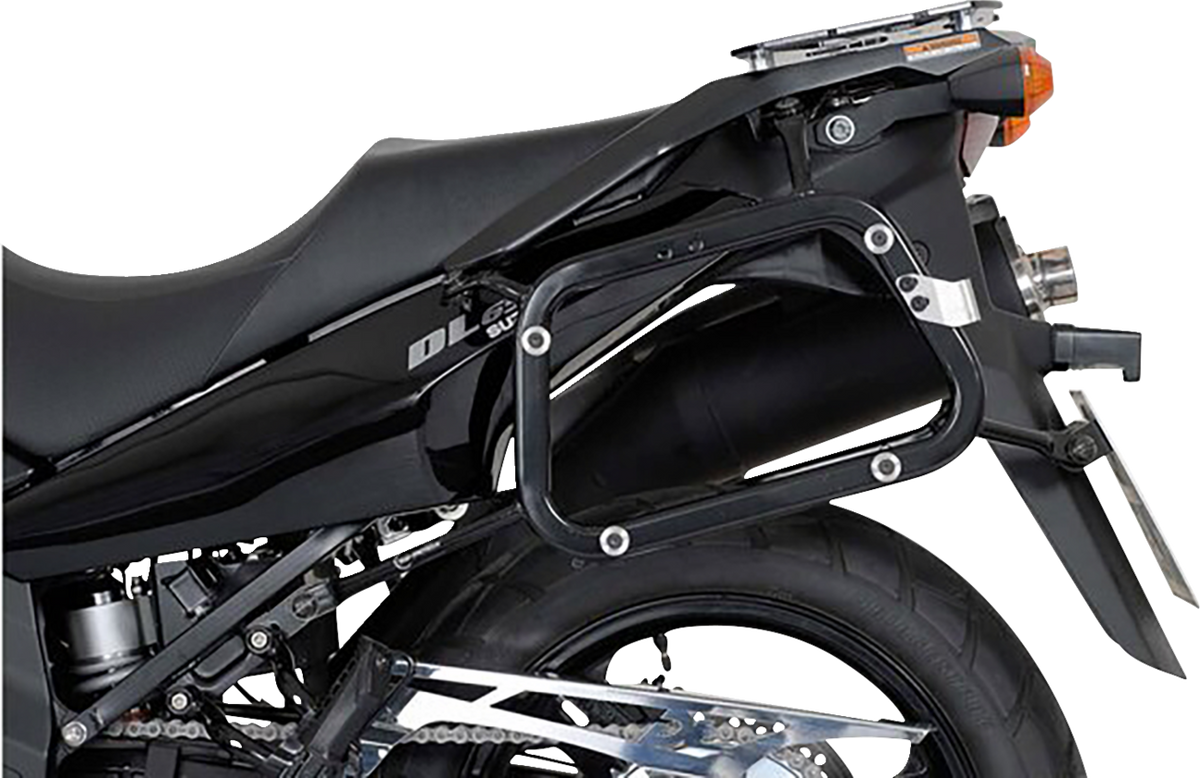 SW-Motech TRAX ADV Aluminum Case System - Silver - Suzuki V-Strom 650 '04-'10