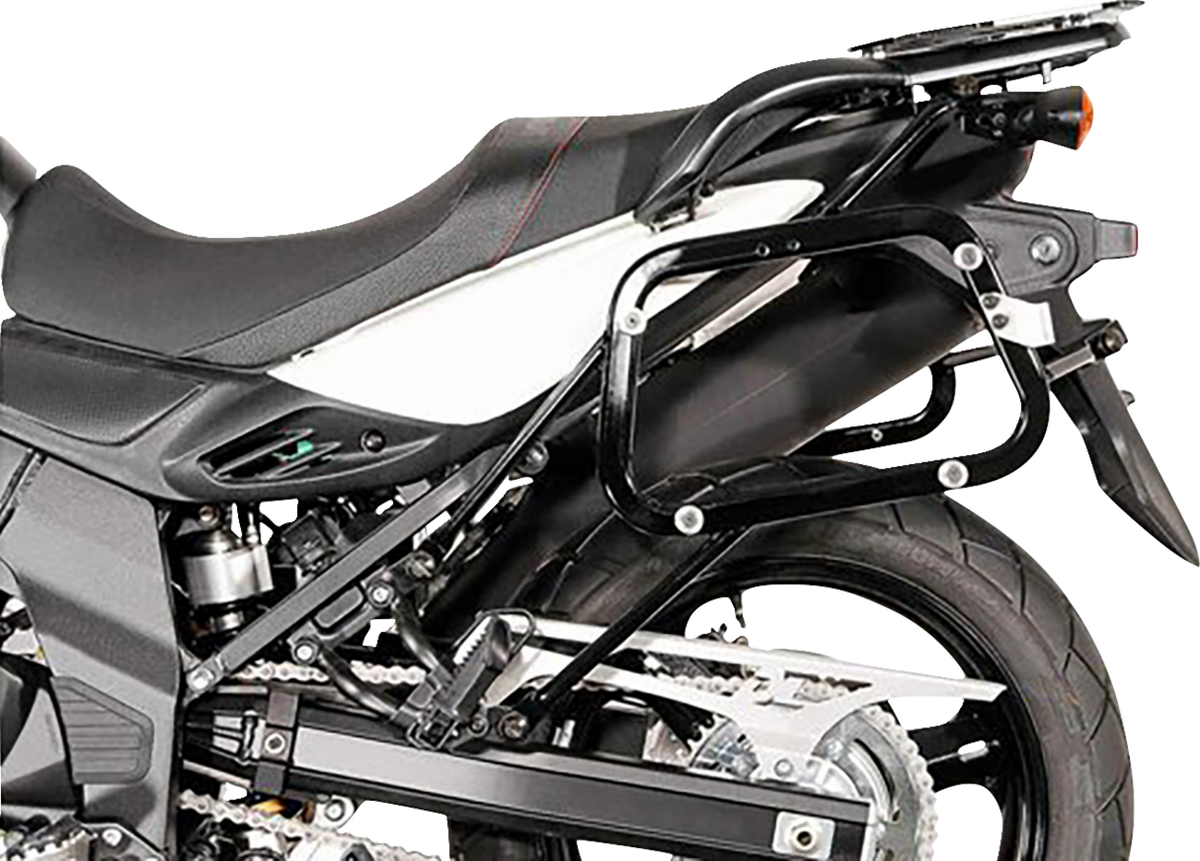 SW-Motech TRAX ADV Aluminum Case System - Silver - Suzuki V-Strom 650 '11-'16