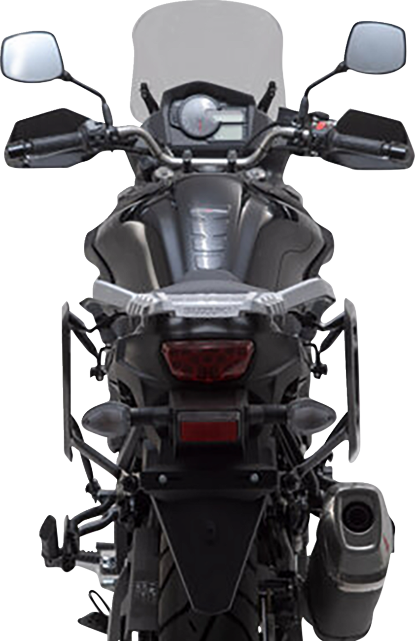SW-Motech TRAX ADV Aluminum Case System - Silver - Suzuki V-Strom 650 '16-'24 - DL650 - 3580-0448