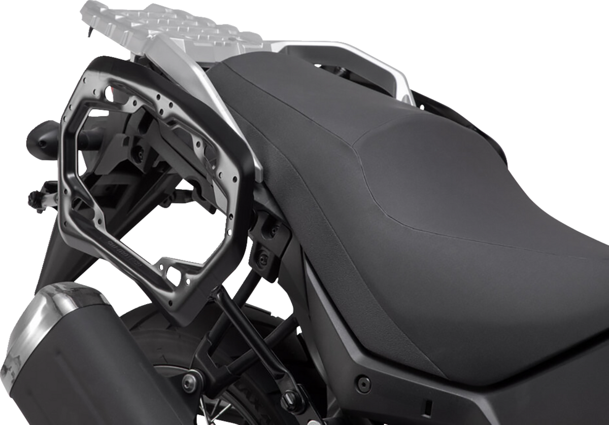 SW-Motech TRAX ADV Aluminum Case System - Silver - Suzuki V-Strom 650 '16-'24 - DL650 - 3580-0408