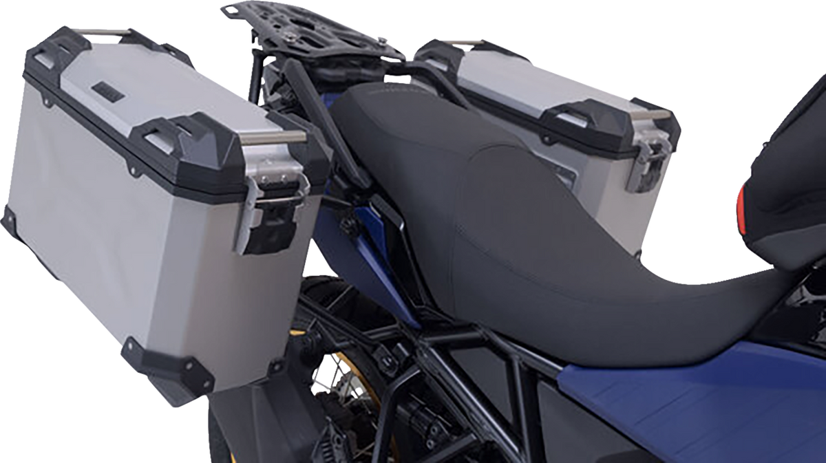SW-Motech TRAX ADV Aluminum Case System - Silver - Suzuki V-Strom 800 '23-'24