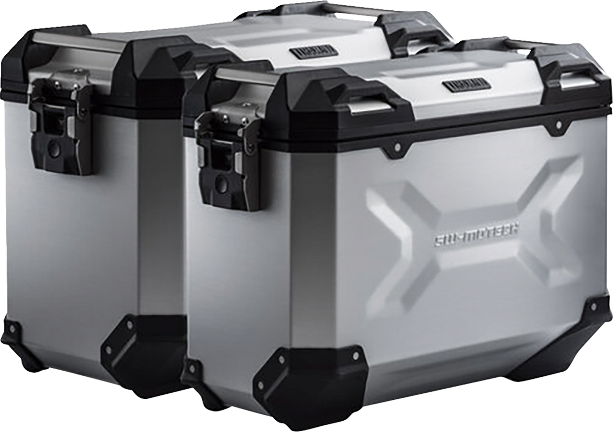 SW-Motech TRAX ADV Aluminum Case System - Silver - Triumph Tiger 1200 '22-'25