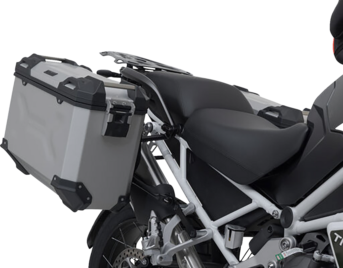 SW-Motech TRAX ADV Aluminum Case System - Silver - Triumph Tiger Explorer 1200 '22-'25