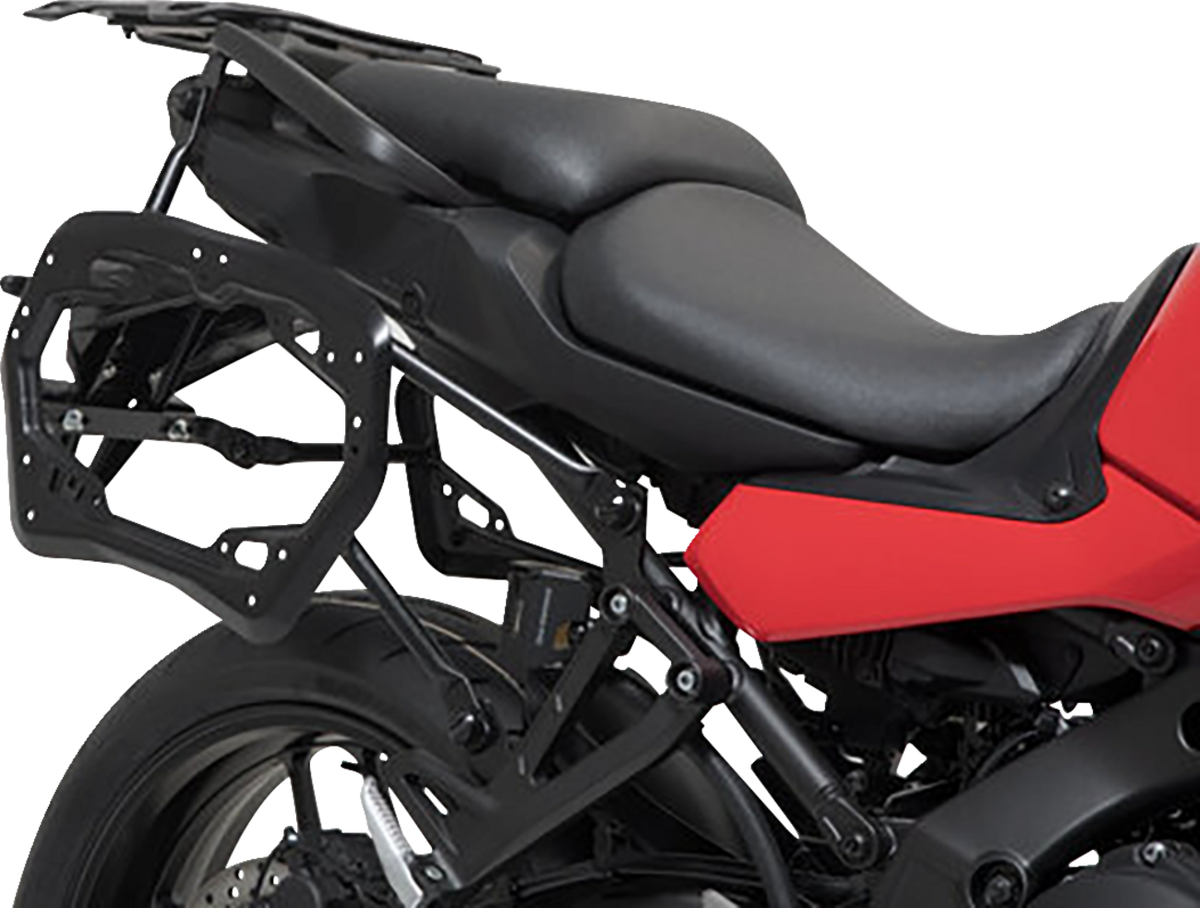 SW-Motech TRAX ADV Aluminum Case System - Silver - Yamaha Tracer 9 GT '21-'24 - 3580-0411