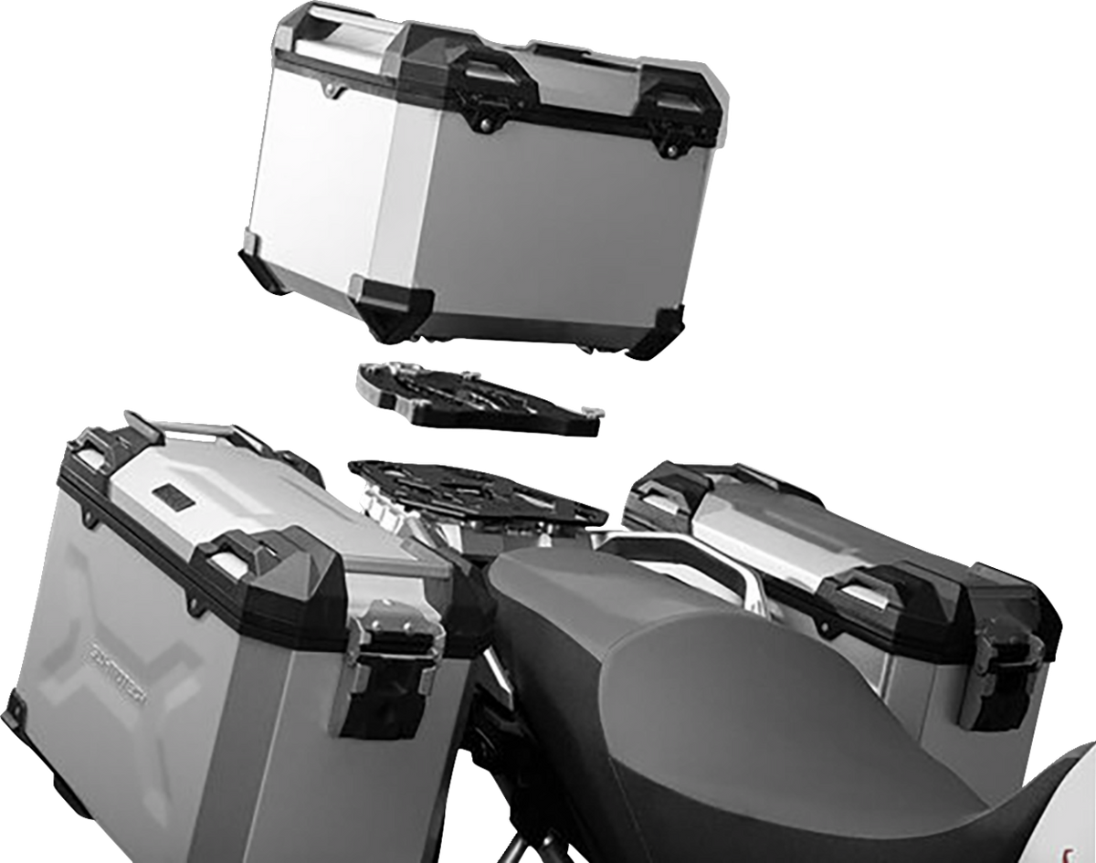 SW-Motech TRAX ADV Top Case - 38 Liter - Silver