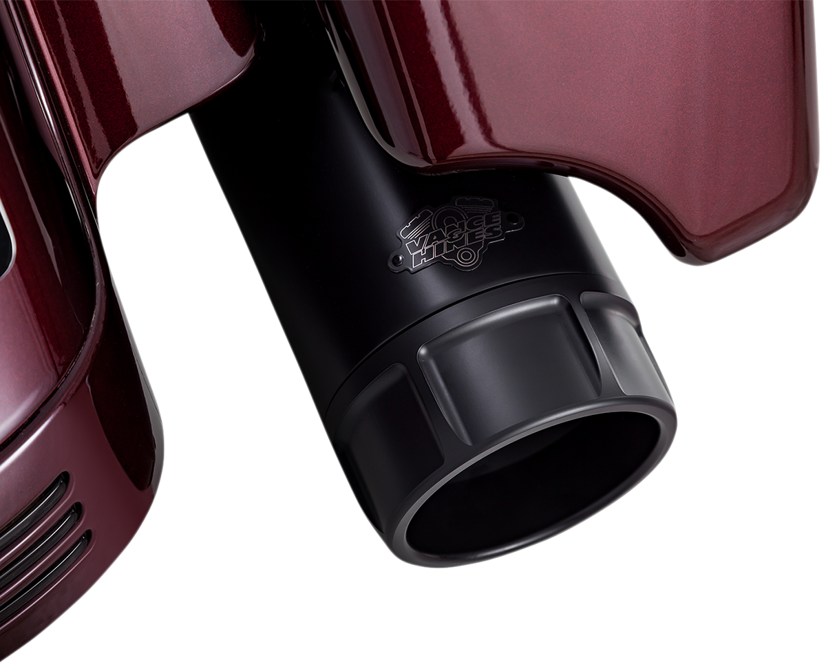 Vance & Hines 4-1/2 Torquer Slip-On Mufflers - Black