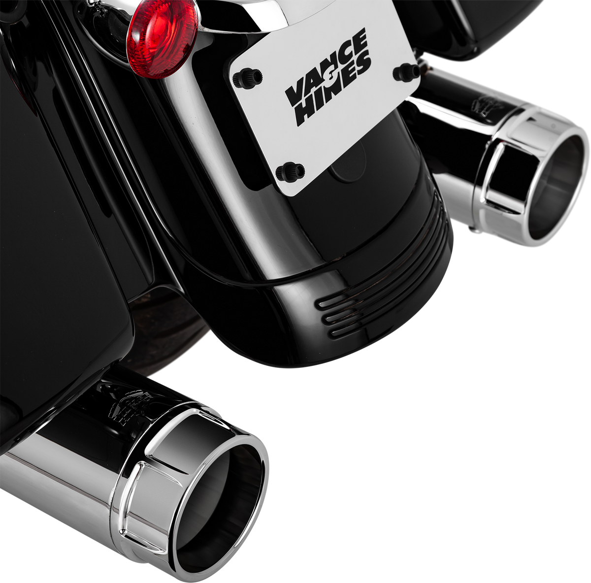 Vance & Hines 4-1/2 Torquer Slip-On Mufflers - Chrome