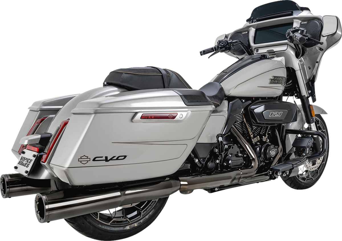Vance & Hines Hi-Output Slip-On Mufflers - Dark Chrome - 4-1/2