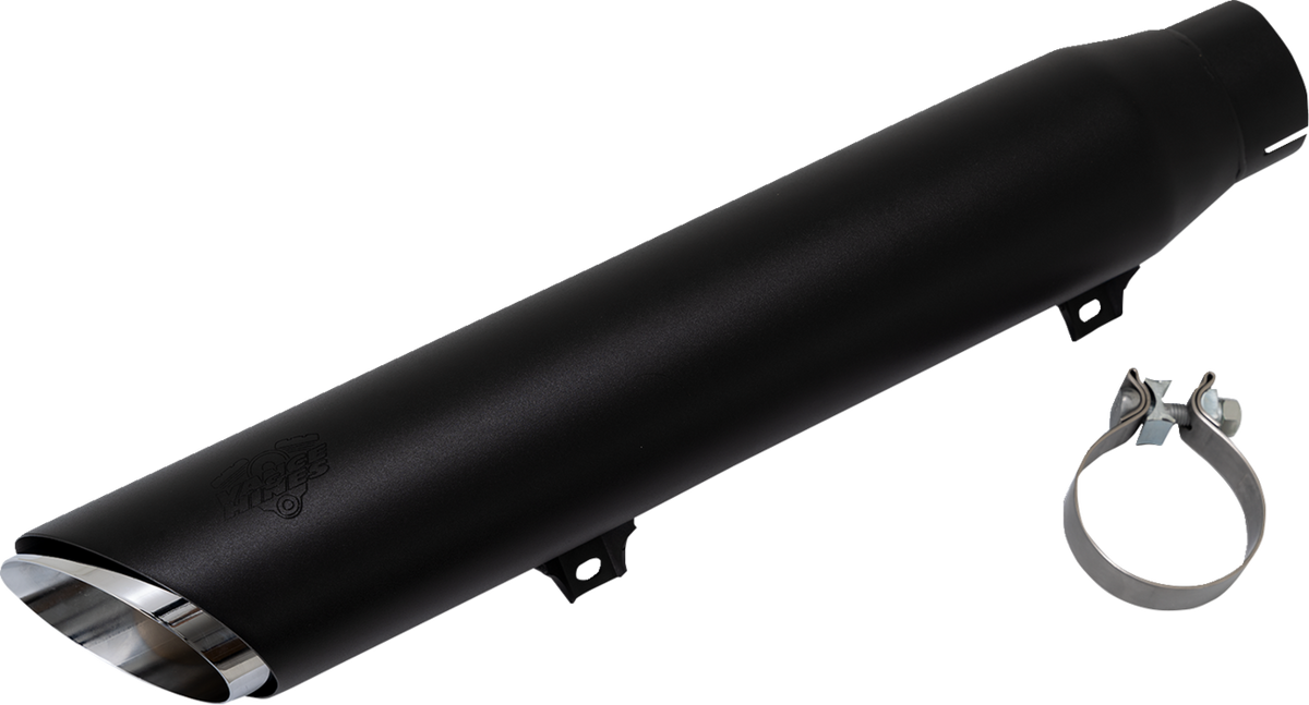 Vance & Hines Twin Slash Slip-On Muffler - Black - Softail