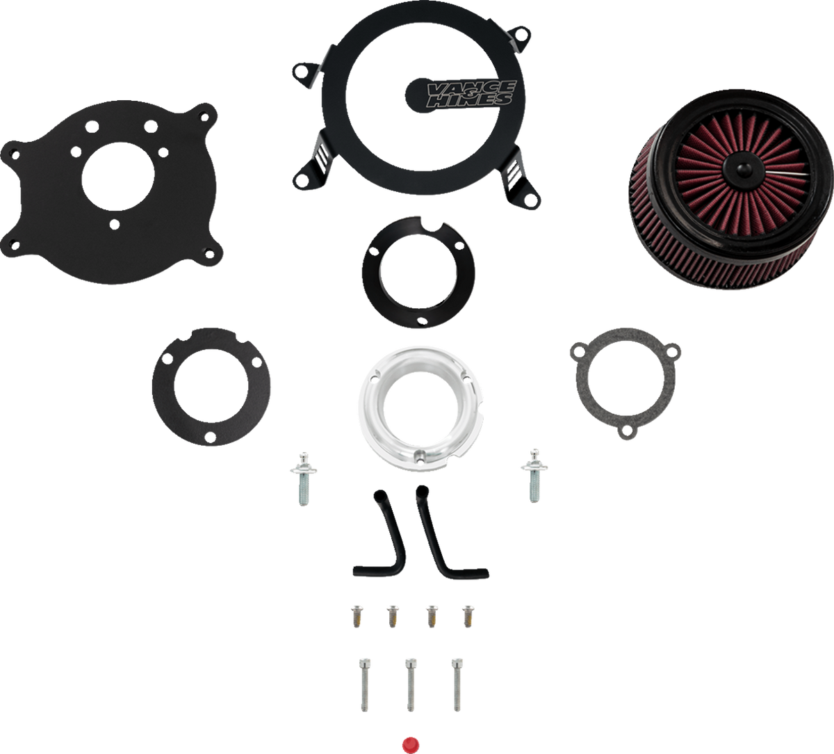 Vance & Hines VO2 Cage Fighter Air Intake Kit - Black Contrast - 1010-2904