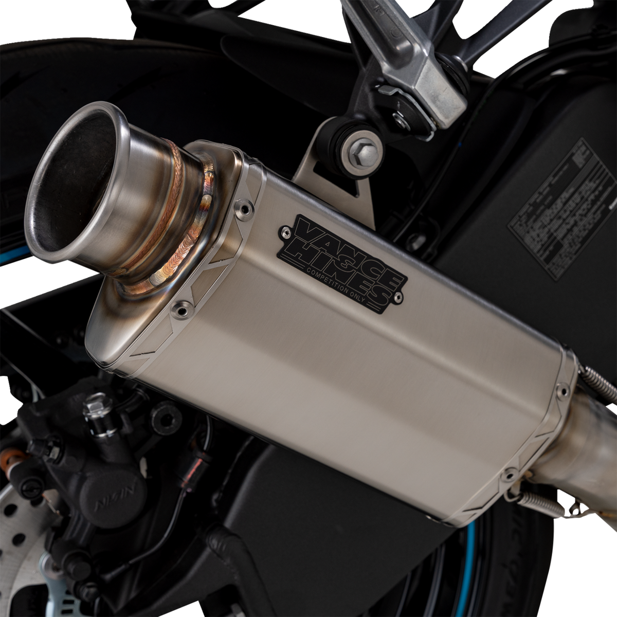 Vance & Hines VS-6 Slip-On Muffler - Stainless Steel - Kawasaki Ninja ZX-6R